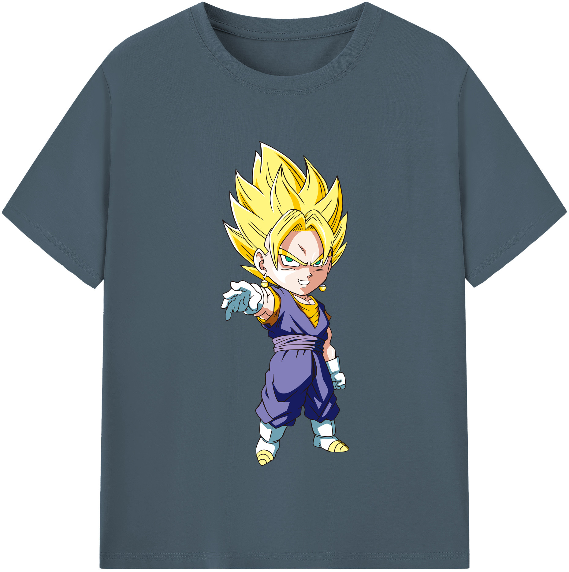（画像用） ドラゴンボール ベジット DRAGON BALL Vegetto 綿100％半袖Tシャツ（フロントプリント）